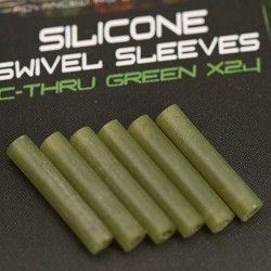 GARDNER - Covert Silicone Swivel Sleeves Green - rurki silikonowe na krętlik